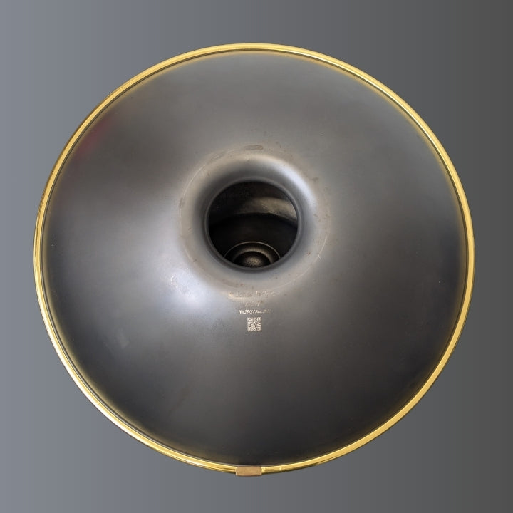 SPECIAL OFFER Kita Pantam D Hijaz | 9 Noten | 432 Hz | Nitrierter Stahl | poliert golden