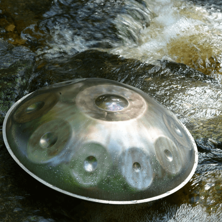 Die D Kurd, bekannteste und meist verwendete Handpan Scale.