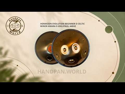 Als Einsteiger in die Handpan Welt ist die günstige Handpan.World Evolution Beginner Handpan aus Edelstahl in der Stimmung D Celtic Minor ideal geeignet.