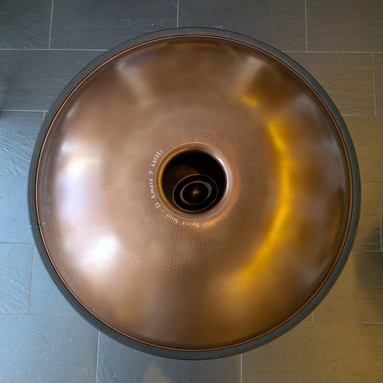 SPECIAL OFFER Spirit Soul Handpan D Celtic Minor / Amara | 9 Noten | 440 Hz | Edelstahl