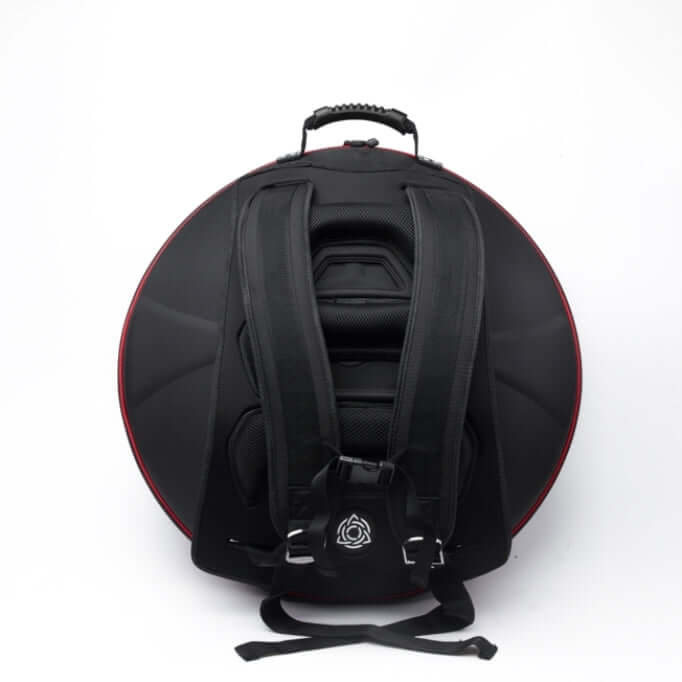 Handpan Hardcase - Evatek Pro in schwarz mit Rückenstütze